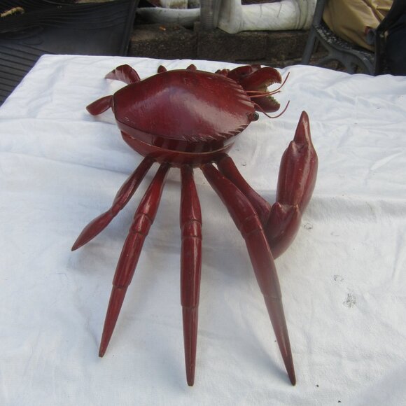 UNIQUE RARE LARGE CRAB JEWELRY/SOUVENIR BOX - Picture 6 of 10